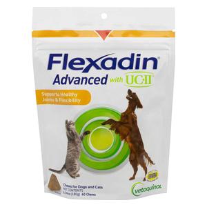 Flexadin Advanced with UC-II Collagen Cat and Dog Hip and Joint Supplement  Vetoquinol